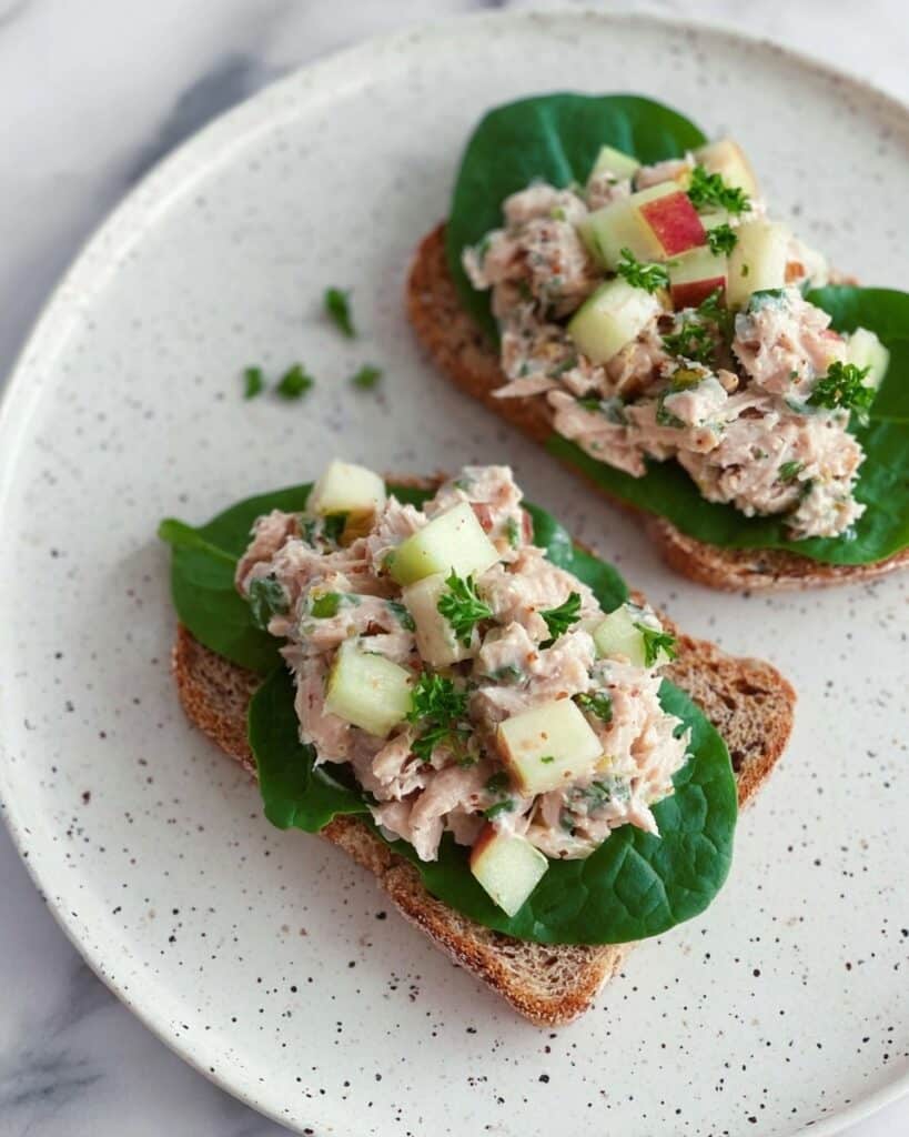 Healthy Apple Tuna Salad with Greek Yogurt Recipe