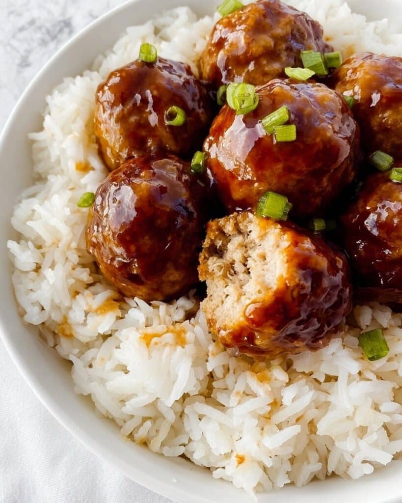 Pineapple Teriyaki Chicken Meatballs Recipe