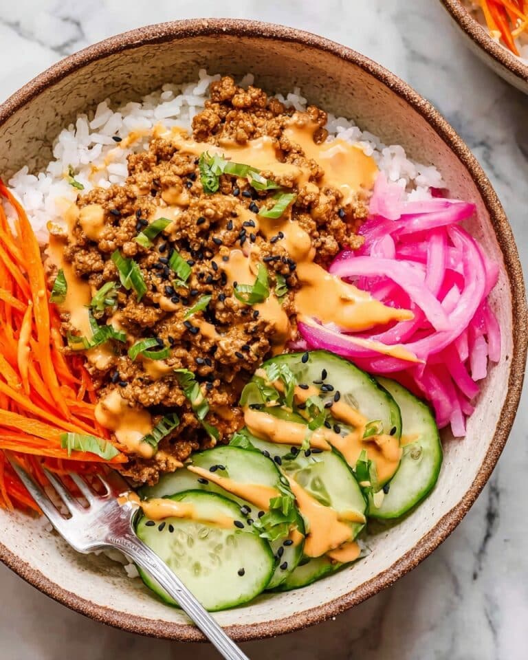 Ground Turkey Rice Bowls with Bang Bang Sauce Recipe