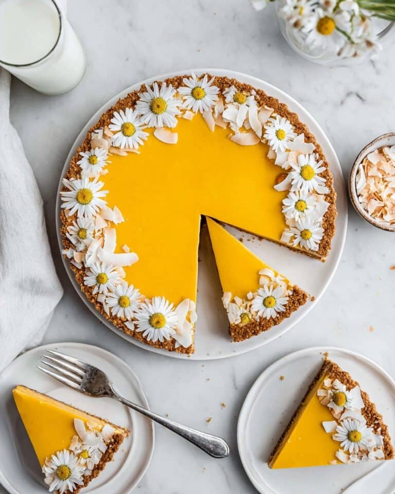 No Bake Mango Cheesecake (Without Gelatin) Recipe