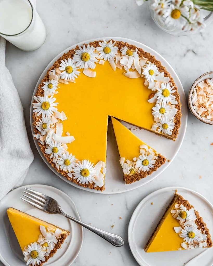 No Bake Mango Cheesecake (Without Gelatin) Recipe
