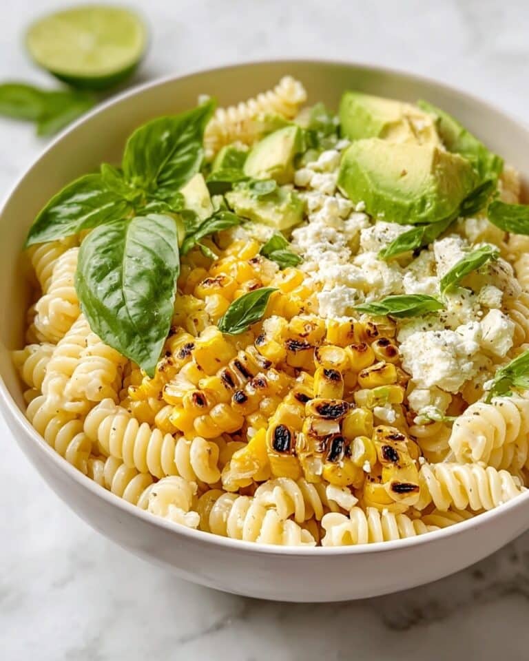 Creamy Street Corn Pasta Salad Recipe