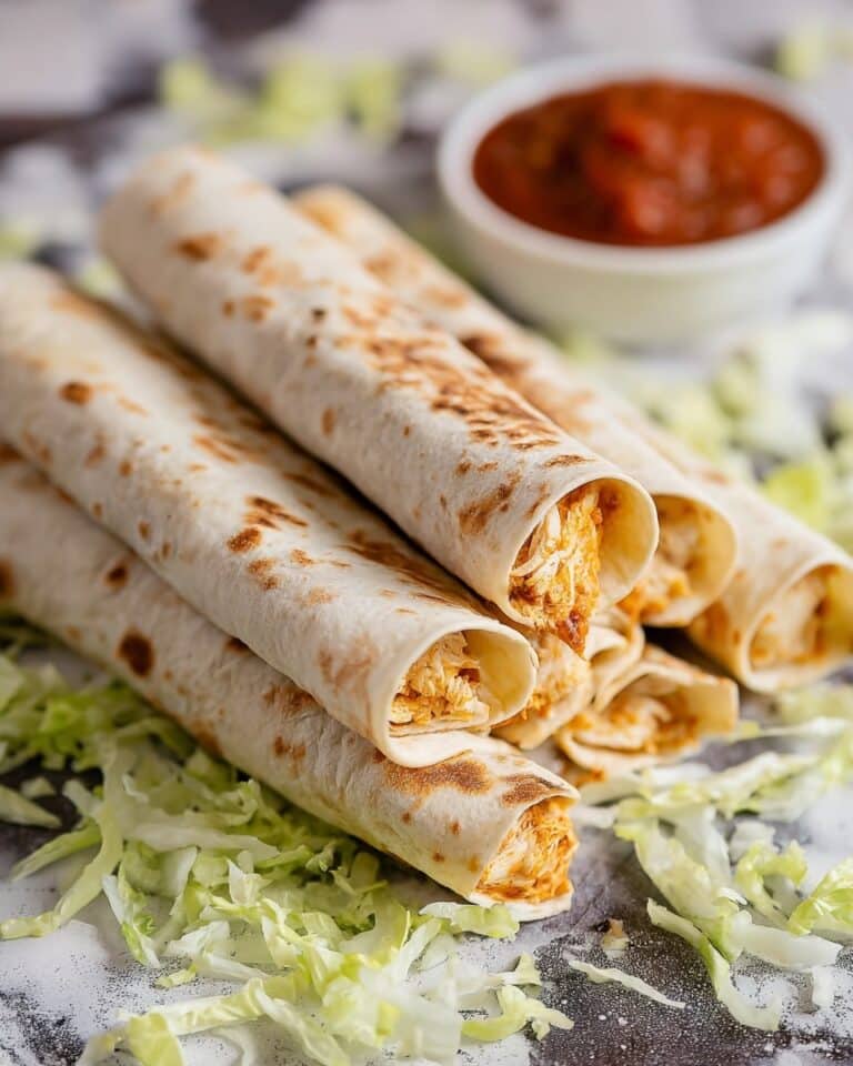 Easy Gluten Free Chicken Taquitos Recipe