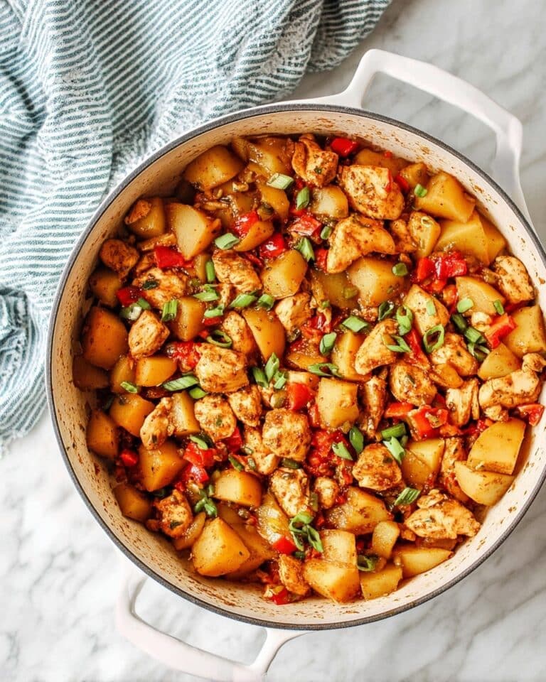 Green Chile Chicken & Potato Skillet Recipe