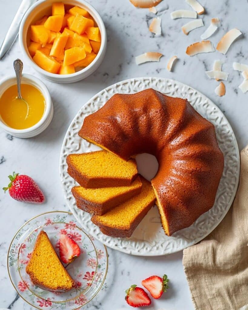 Vegan Mango Bundt Cake Recipe