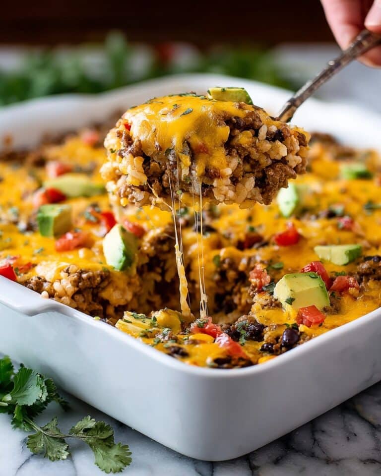 Taco Cauliflower Rice Casserole Recipe