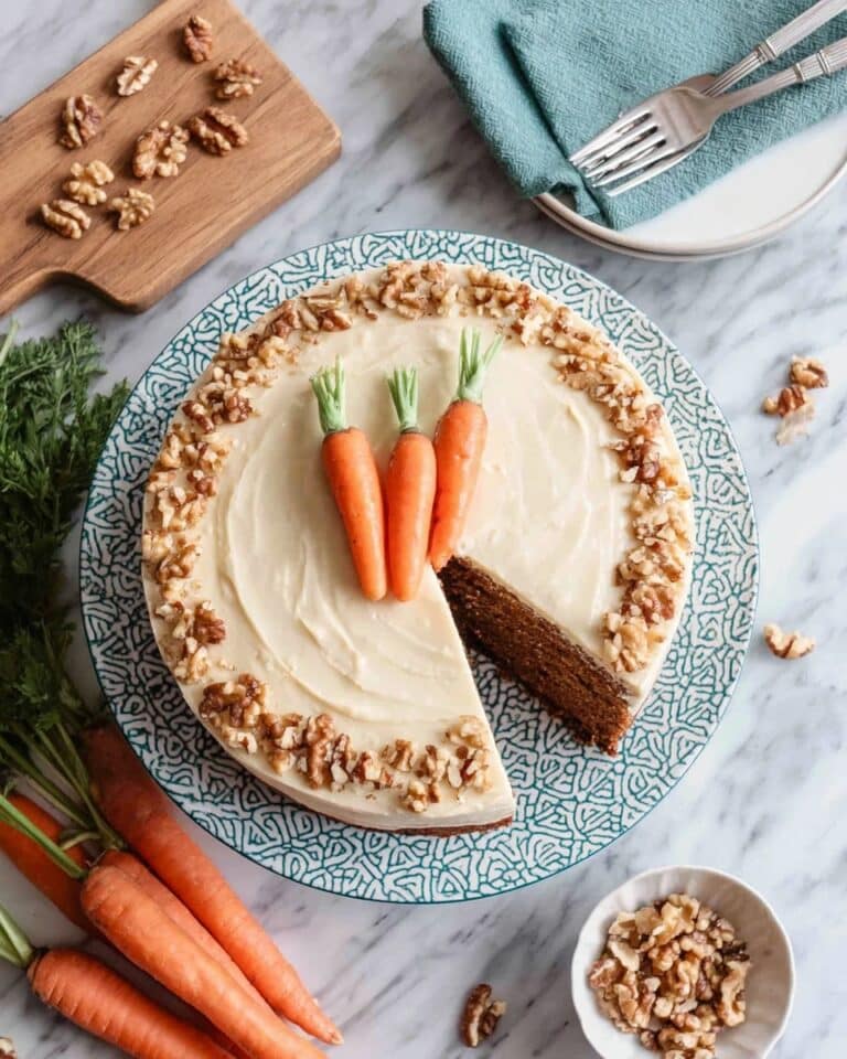 Vegan Carrot Cake with Crushed Pineapple and Walnut Frosting Recipe