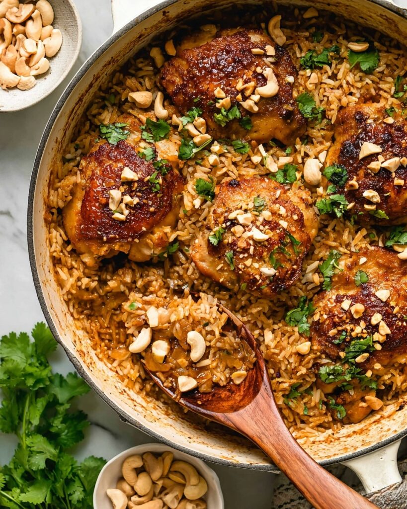 One Pot Hawaiian Chicken and Coconut Rice Recipe
