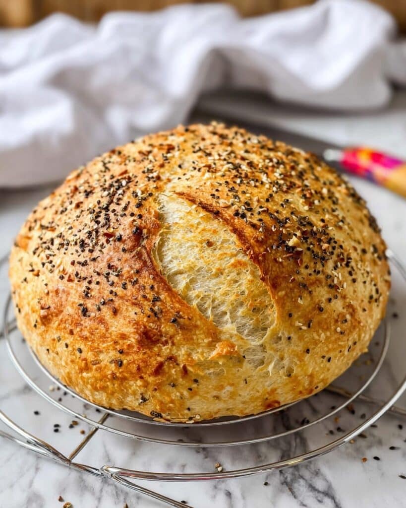 Everything Bagel No-Knead Bread Recipe