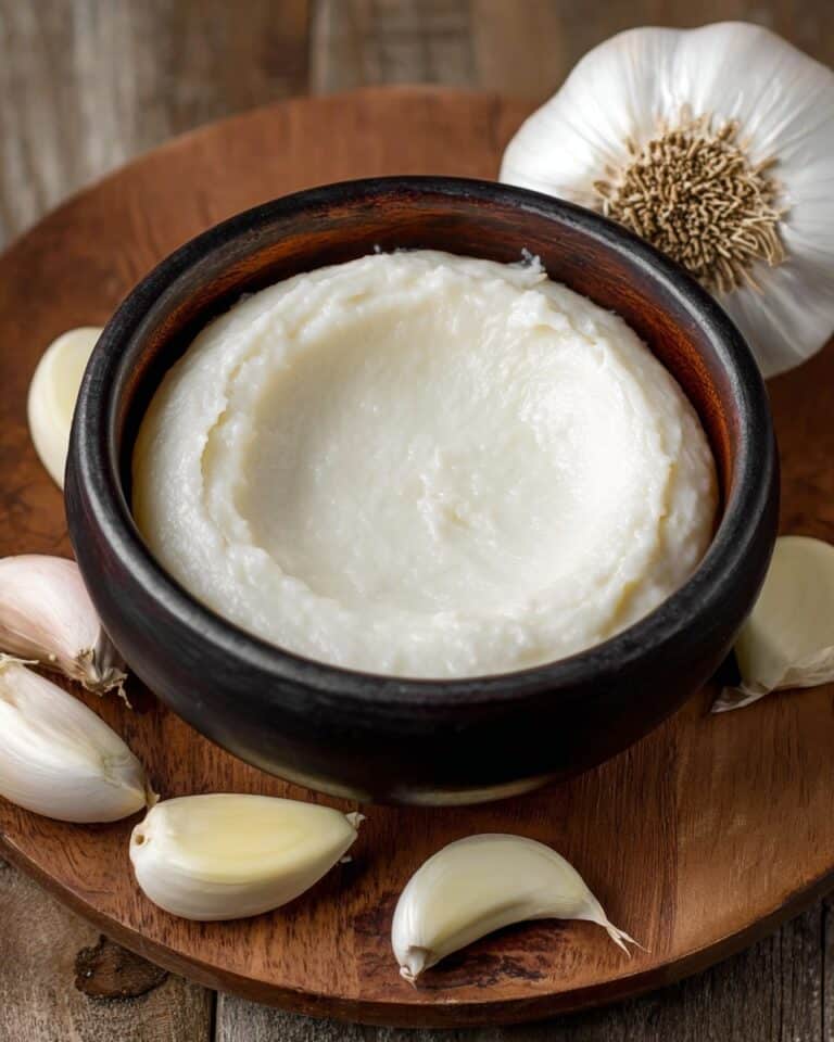 Lebanese Garlic Sauce (Toum) Recipe