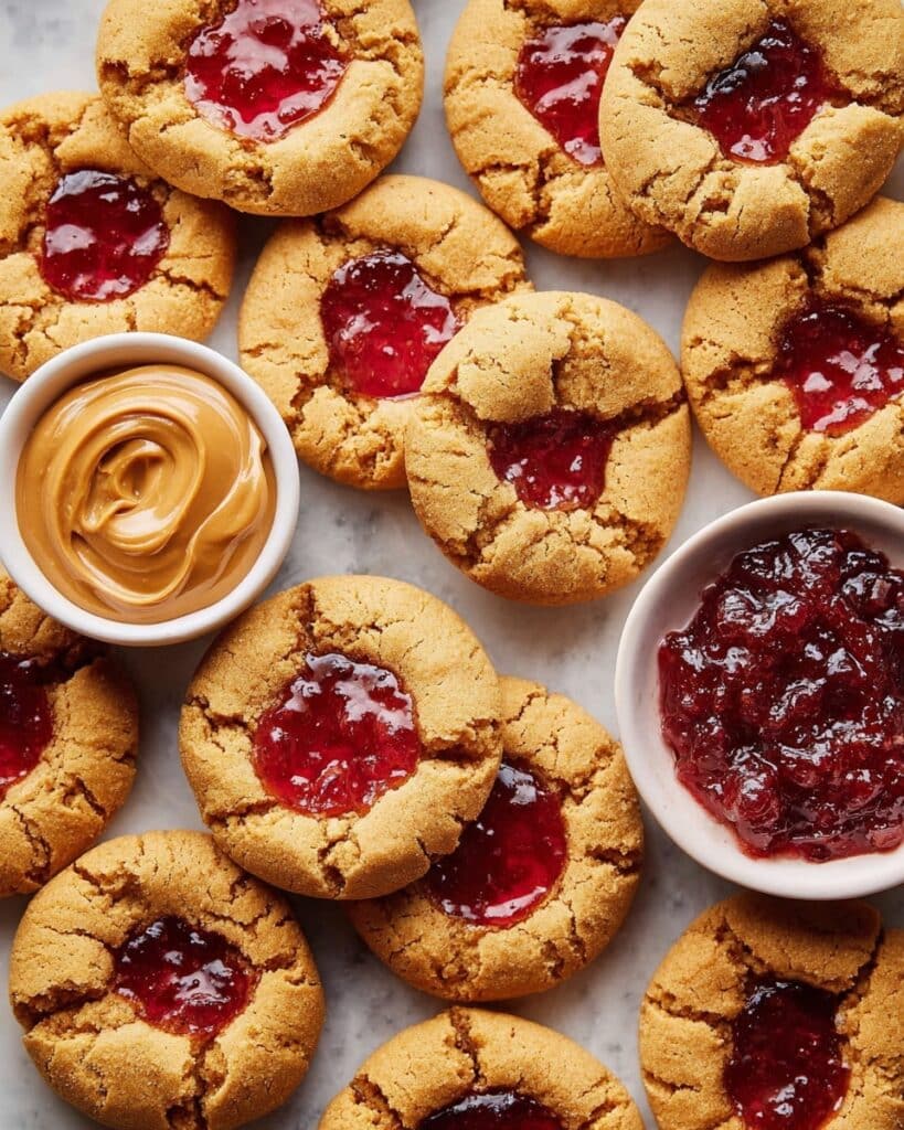 Peanut Butter & Jelly Cookies Recipe
