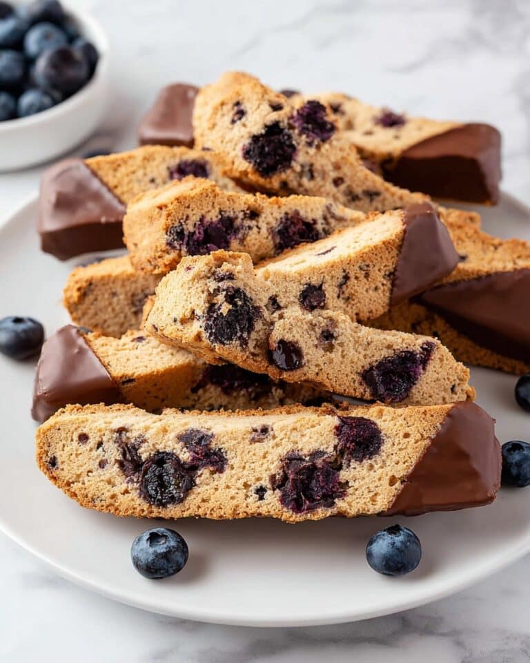 Dog Biscotti with Blueberries and Peanut Butter Recipe
