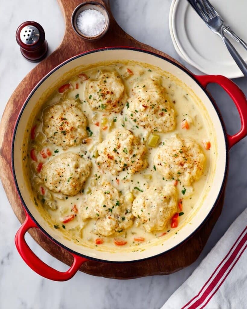 Creamy Chicken and Dumplings Recipe