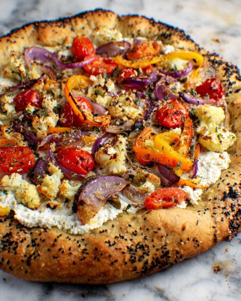 Gyro Pizza with Tzatziki Drizzle Recipe
