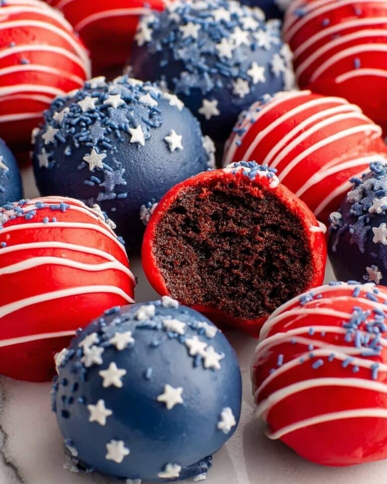 Patriotic Oreo Balls Recipe