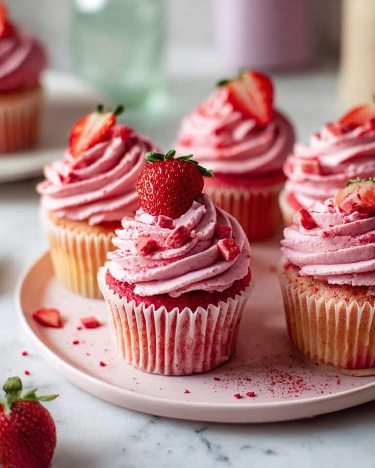 Vegan Strawberry Cupcakes Recipe