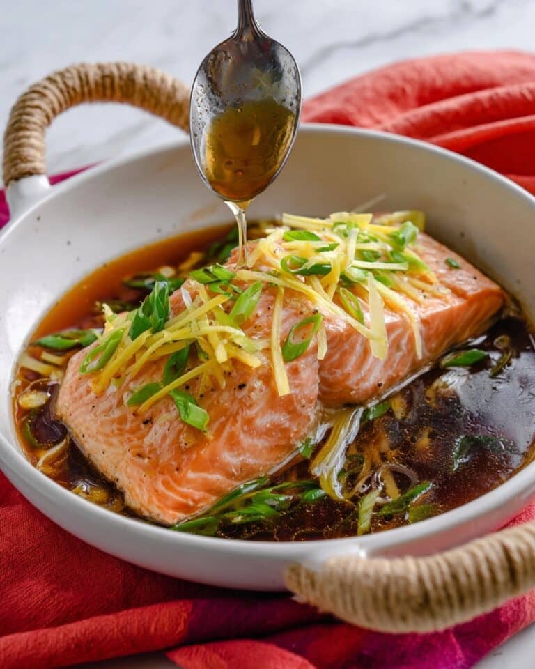 Steamed Salmon, Shanghai Style Recipe