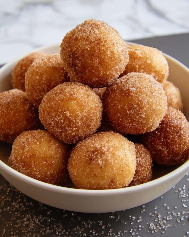 Mochi Doughnuts with Cinnamon Sugar Coating Recipe