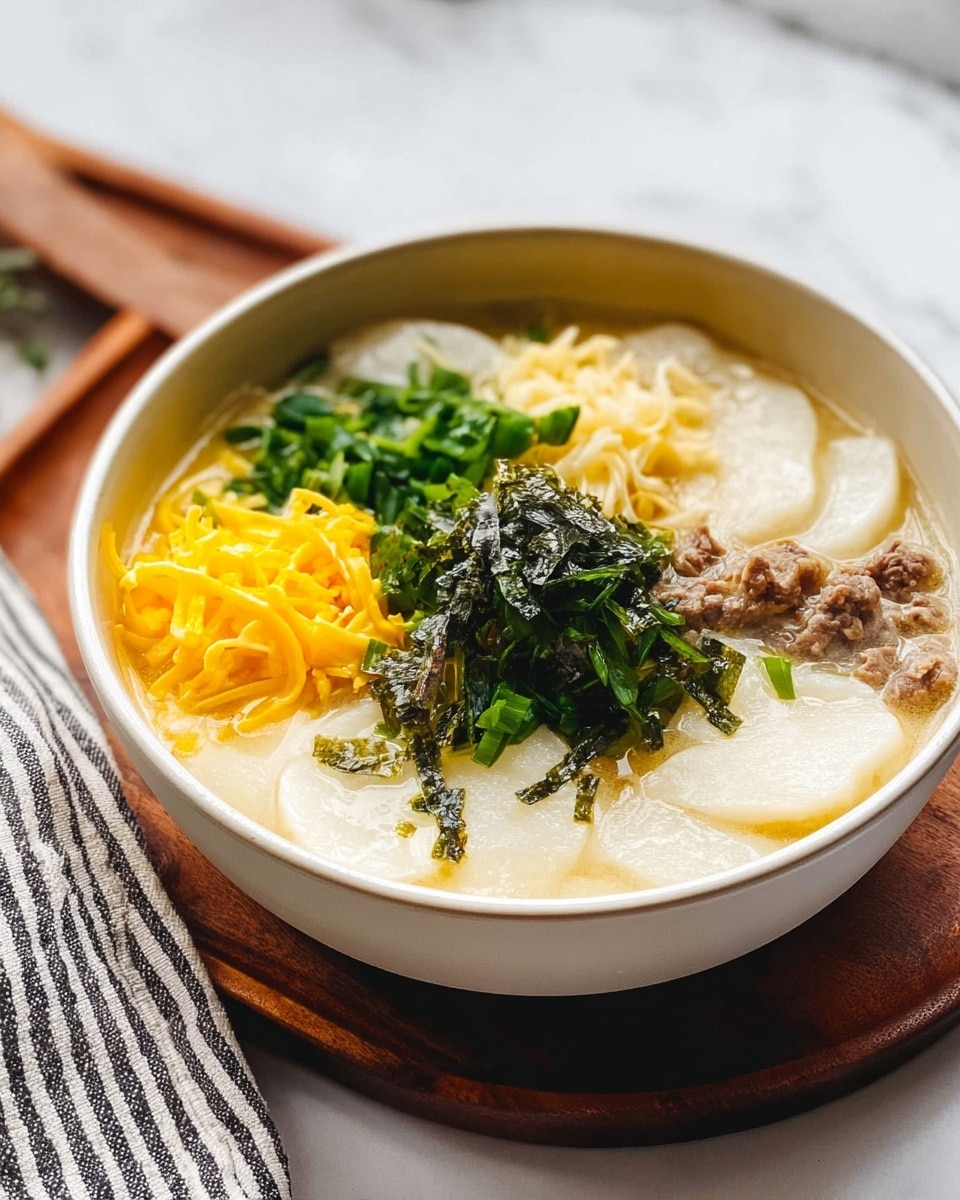 Easy Tteokguk (Korean Rice Cake Soup) Recipe
