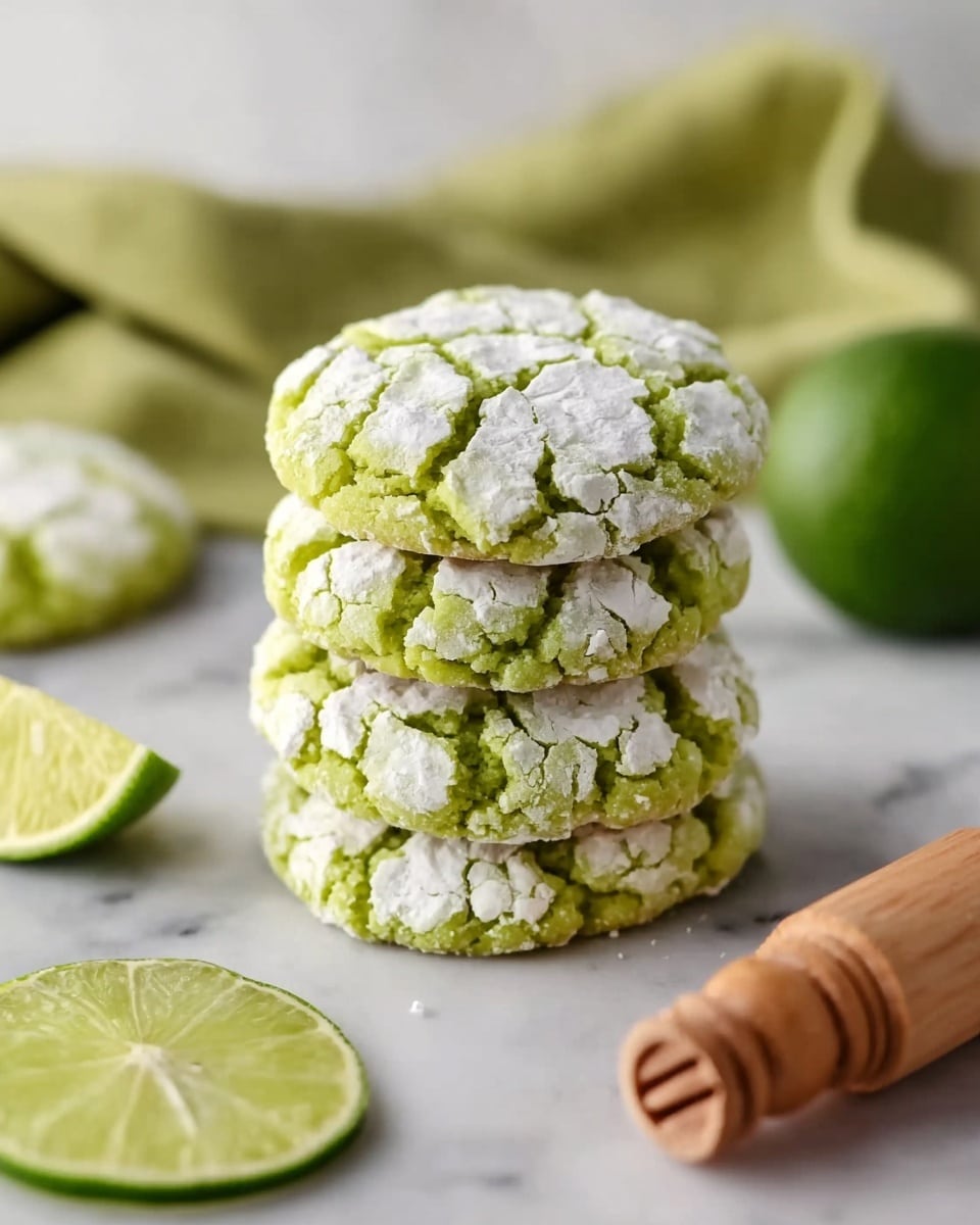 Lime Crinkle Cookies Recipe