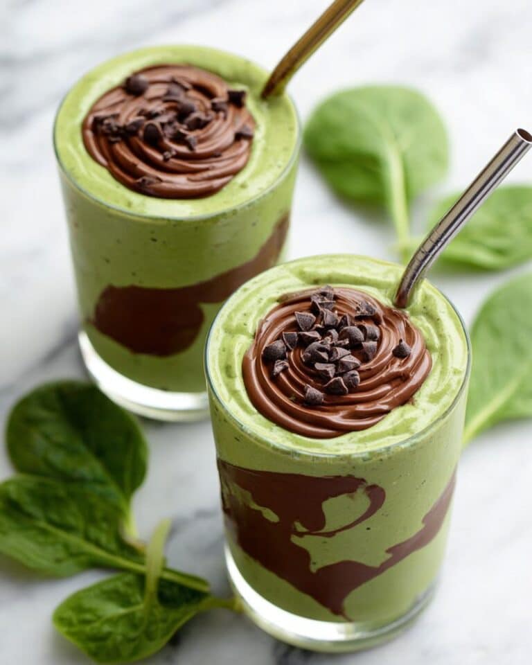 Mint Chocolate Green Protein Smoothie Recipe