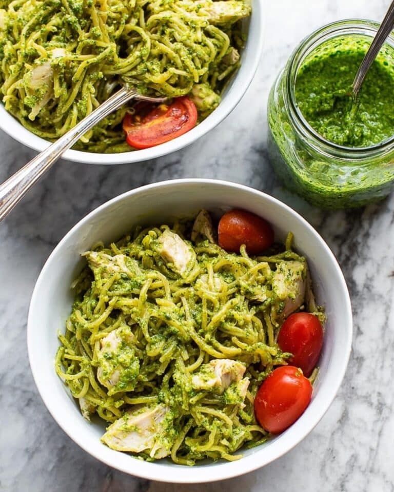 Chicken Pesto Paleo Spaghetti Squash {Whole30, Low Carb} Recipe