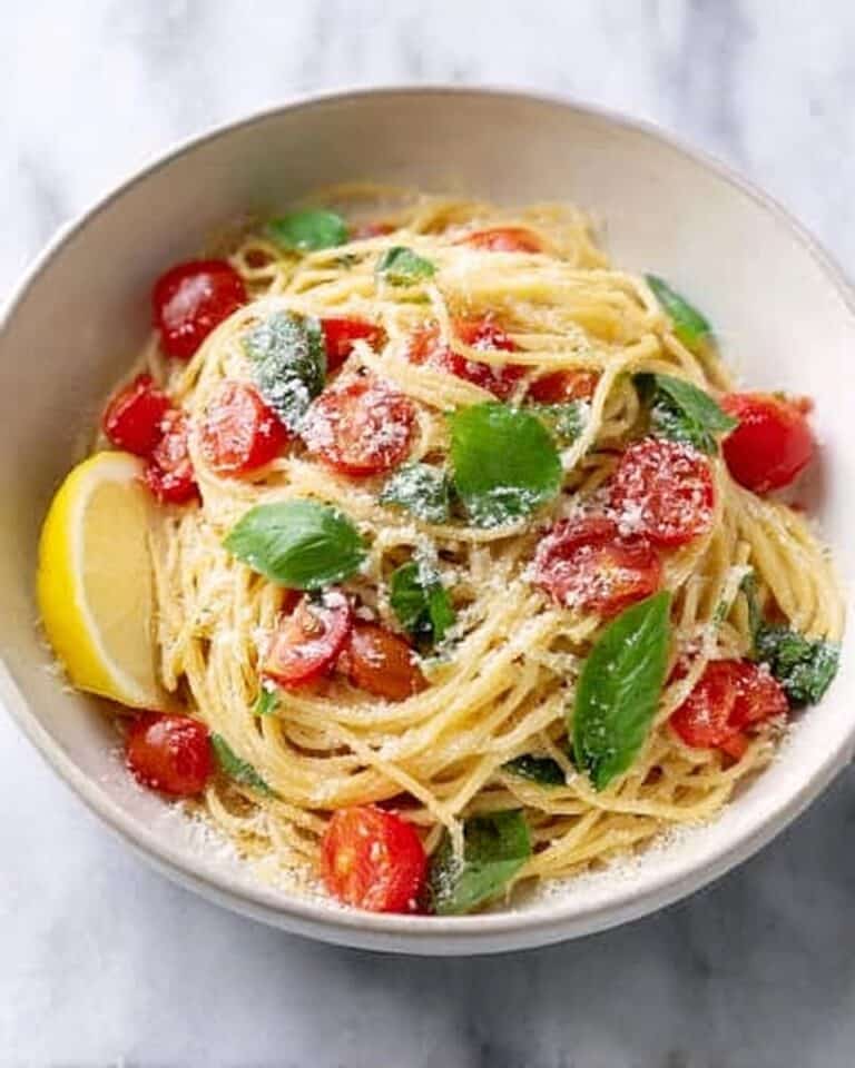 Lemon-Basil Spaghetti Recipe