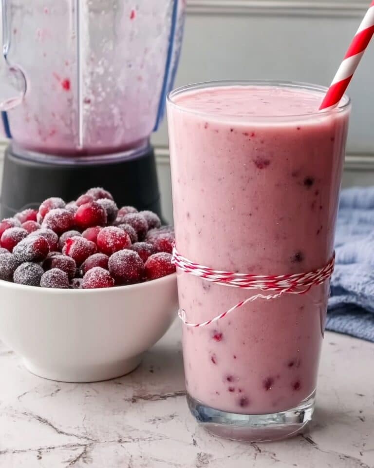 Cranberry Vanilla Cinnamon Smoothie Recipe
