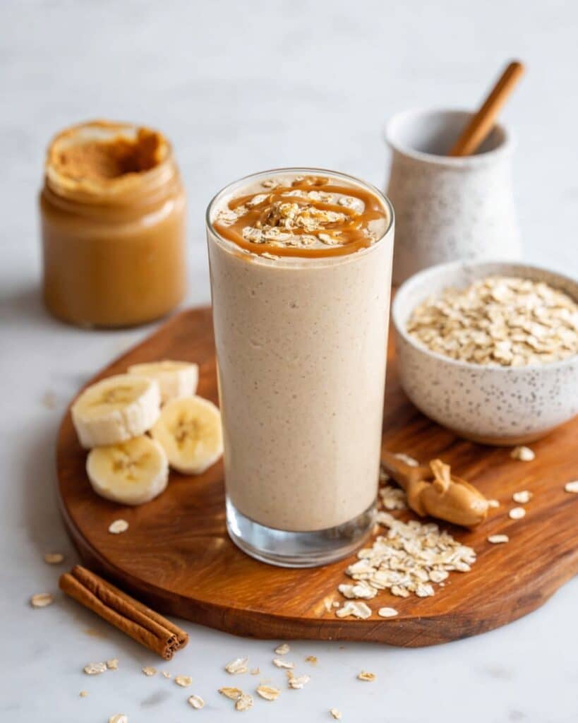 Peanut Butter Oatmeal Smoothie Recipe