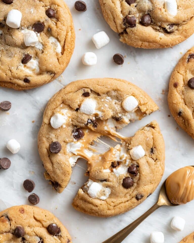 Peanut Butter Marshmallow Cookies Recipe