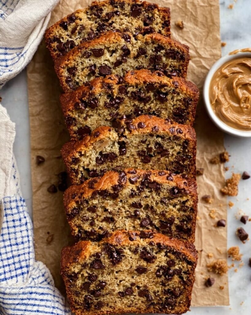 Peanut Butter Chocolate Chip Zucchini Bread Recipe