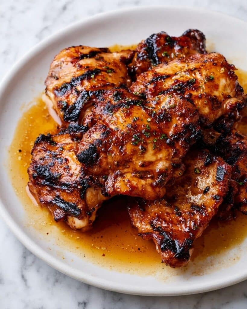 Blackstone Garlic Butter Marinated Chicken Thighs Recipe