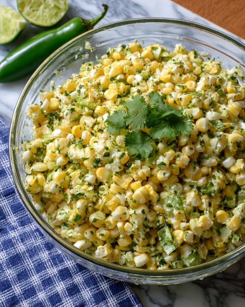 Jalapeno Corn Coleslaw Recipe
