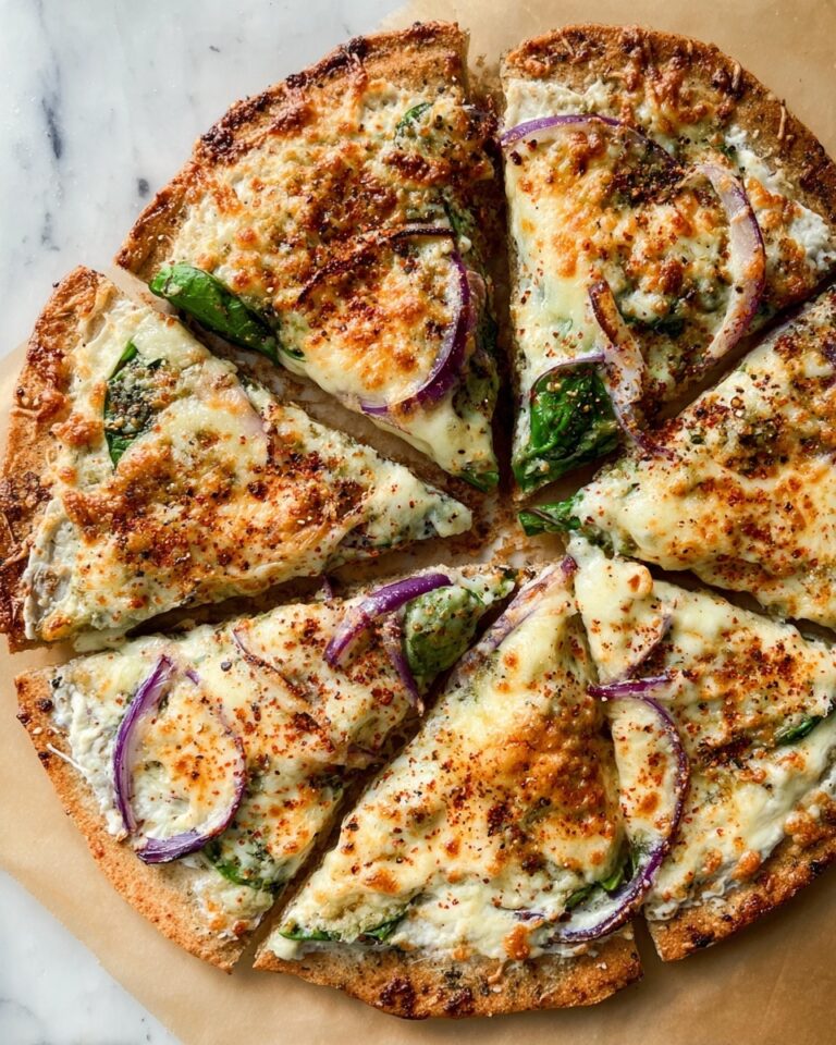 Garlicky White Cashew Cheese Pizza Sauce (Vegan + Paleo) Recipe