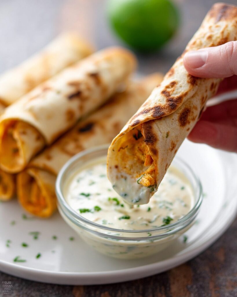 Oven Baked Chicken Taquitos Recipe