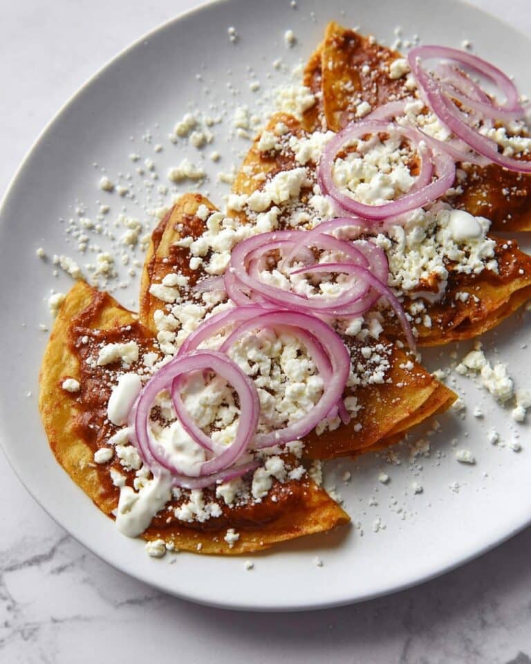 Enfrijoladas with Guajillo Pepper and Queso Fresco Recipe